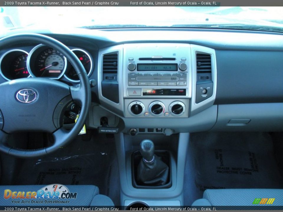 2009 Toyota Tacoma X-Runner Black Sand Pearl / Graphite Gray Photo #18