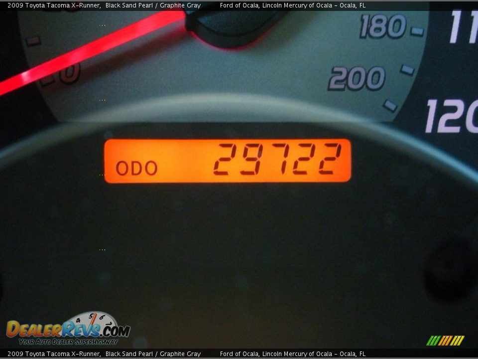 2009 Toyota Tacoma X-Runner Black Sand Pearl / Graphite Gray Photo #21