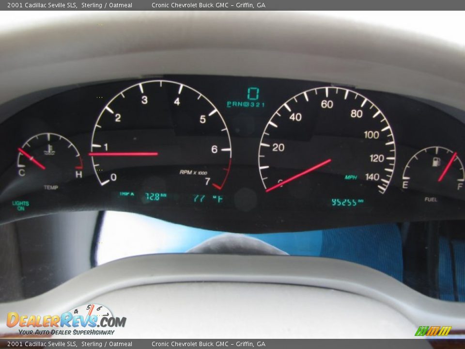 2001 Cadillac Seville SLS Gauges Photo #16