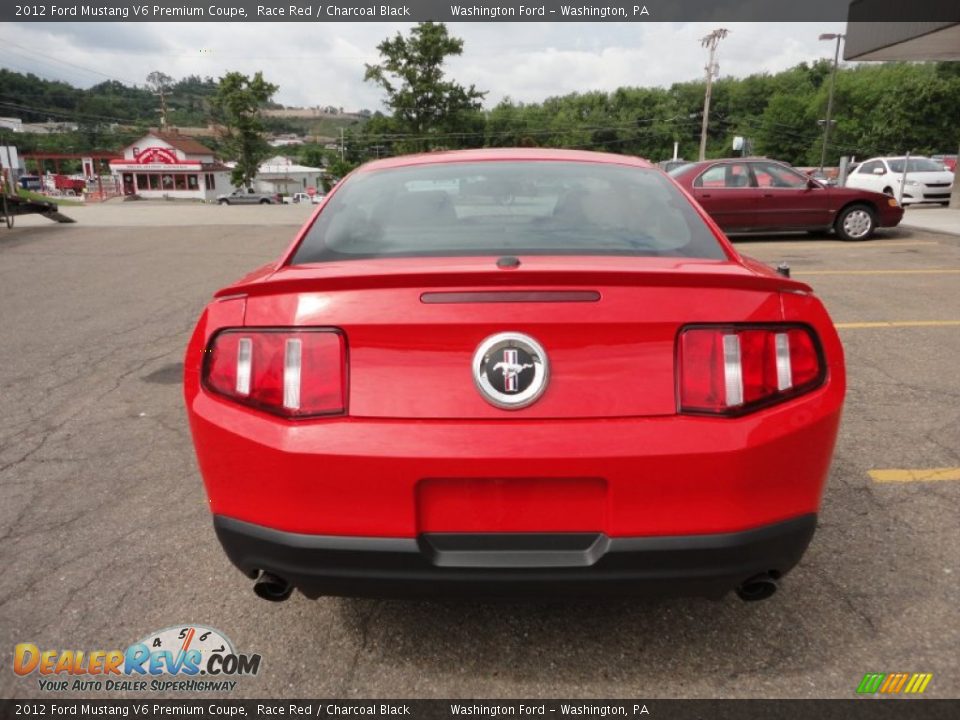 2012 Ford Mustang V6 Premium Coupe Race Red / Charcoal Black Photo #3