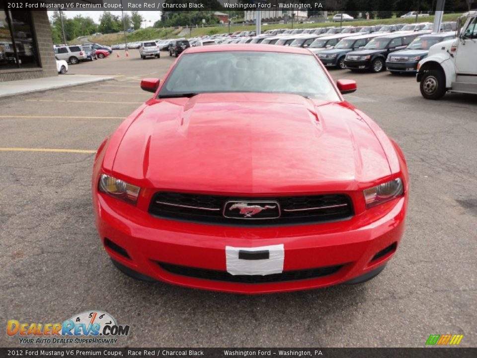2012 Ford Mustang V6 Premium Coupe Race Red / Charcoal Black Photo #7