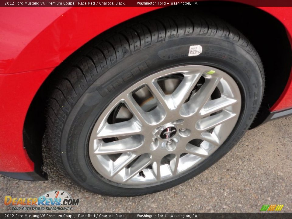 2012 Ford Mustang V6 Premium Coupe Race Red / Charcoal Black Photo #9