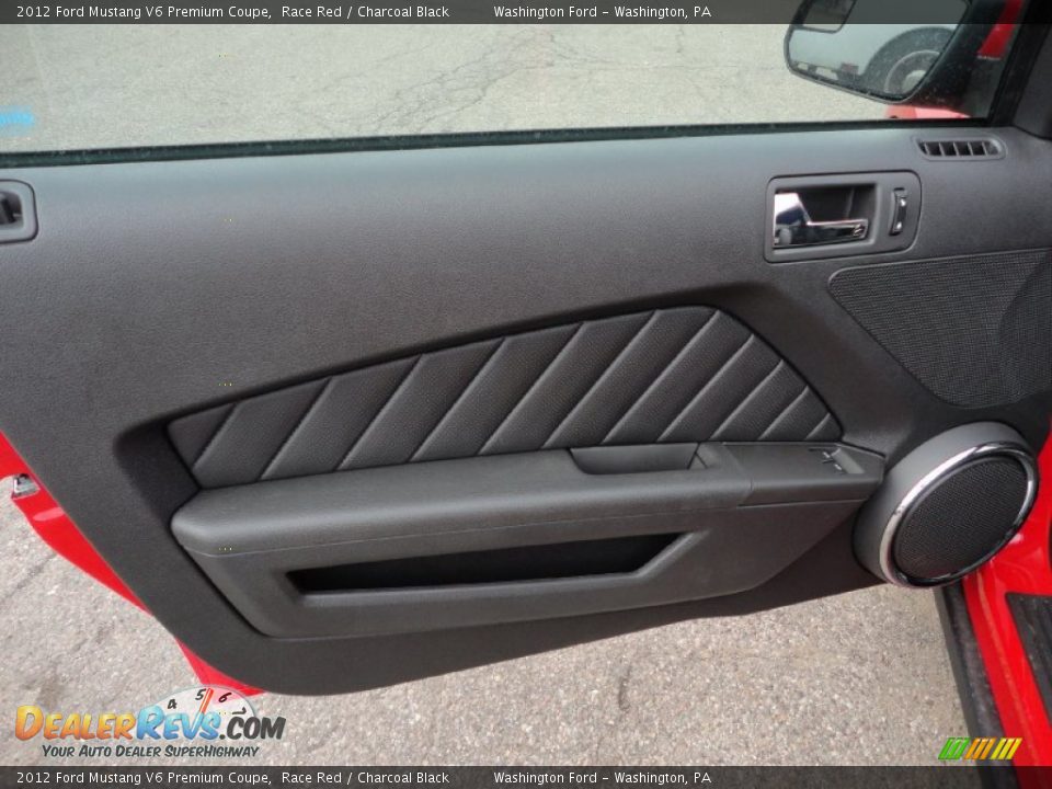 2012 Ford Mustang V6 Premium Coupe Race Red / Charcoal Black Photo #12