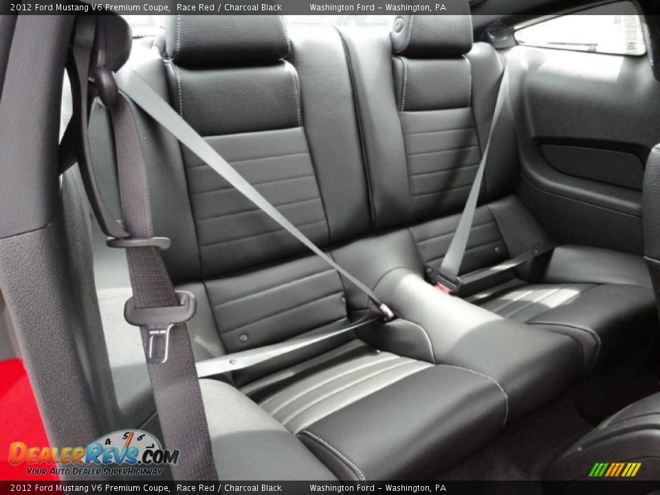 2012 Ford Mustang V6 Premium Coupe Race Red / Charcoal Black Photo #14