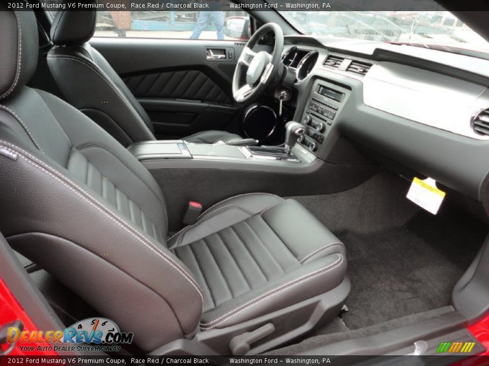2012 Ford Mustang V6 Premium Coupe Race Red / Charcoal Black Photo #15