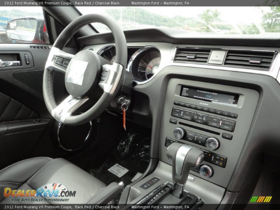2012 Ford Mustang V6 Premium Coupe Race Red / Charcoal Black Photo #16
