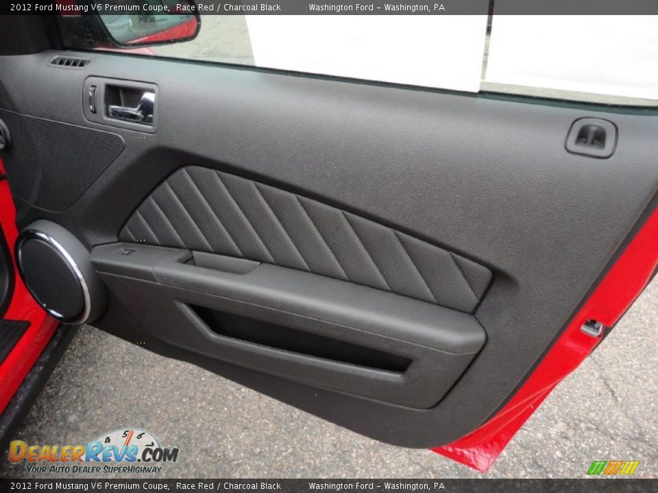 2012 Ford Mustang V6 Premium Coupe Race Red / Charcoal Black Photo #18