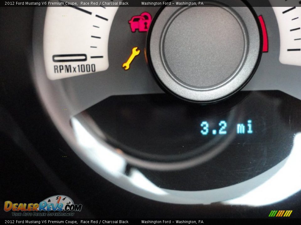 2012 Ford Mustang V6 Premium Coupe Race Red / Charcoal Black Photo #19
