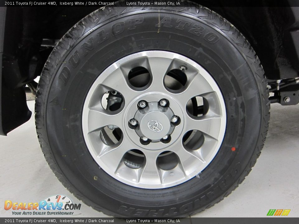 2011 Toyota FJ Cruiser 4WD Iceberg White / Dark Charcoal Photo #3
