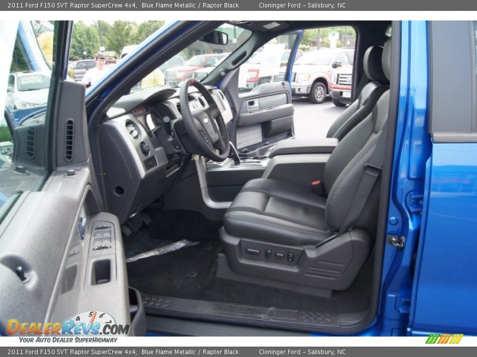 2011 Ford F150 SVT Raptor SuperCrew 4x4 Blue Flame Metallic / Raptor Black Photo #9