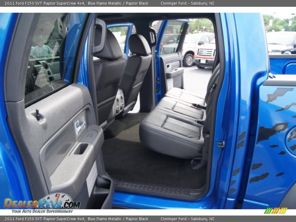 2011 Ford F150 SVT Raptor SuperCrew 4x4 Blue Flame Metallic / Raptor Black Photo #10