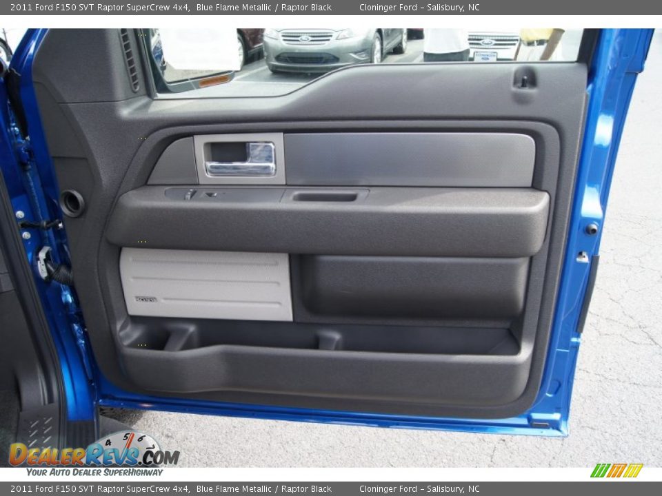 2011 Ford F150 SVT Raptor SuperCrew 4x4 Blue Flame Metallic / Raptor Black Photo #15