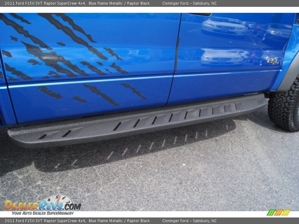 2011 Ford F150 SVT Raptor SuperCrew 4x4 Blue Flame Metallic / Raptor Black Photo #19