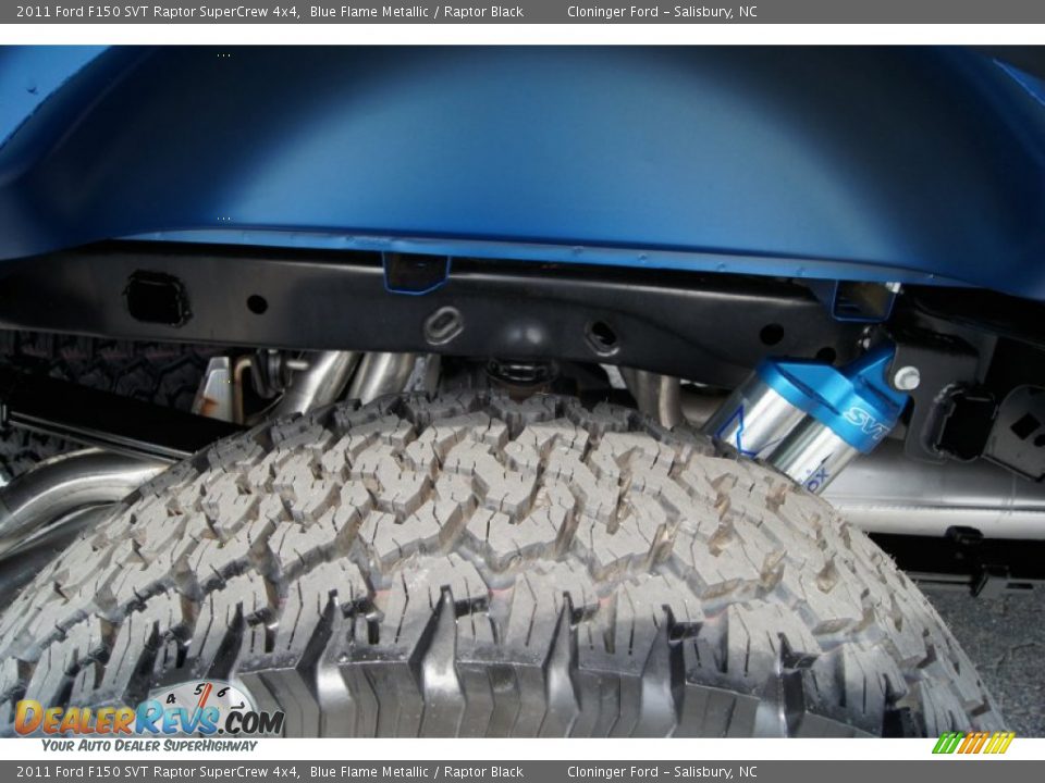 2011 Ford F150 SVT Raptor SuperCrew 4x4 Blue Flame Metallic / Raptor Black Photo #21
