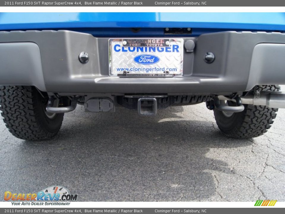 2011 Ford F150 SVT Raptor SuperCrew 4x4 Blue Flame Metallic / Raptor Black Photo #23