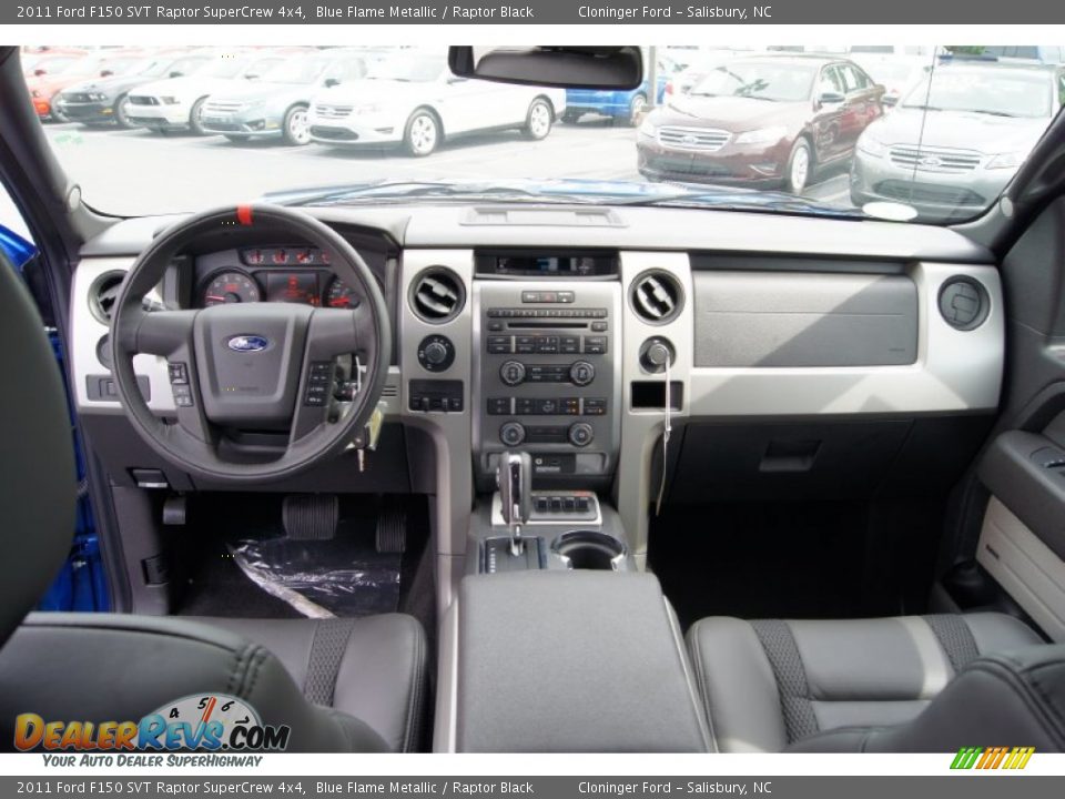 2011 Ford F150 SVT Raptor SuperCrew 4x4 Blue Flame Metallic / Raptor Black Photo #25