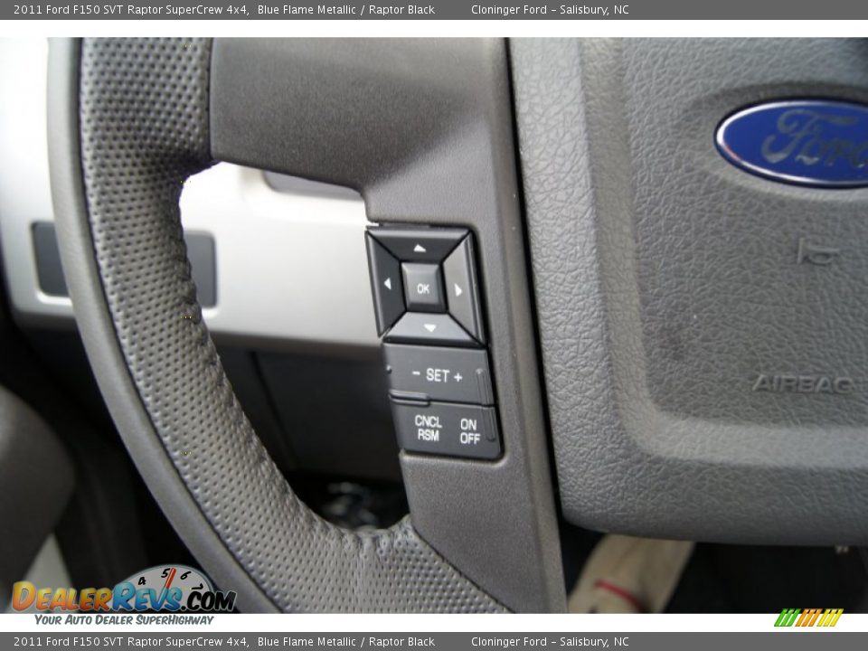 2011 Ford F150 SVT Raptor SuperCrew 4x4 Blue Flame Metallic / Raptor Black Photo #32