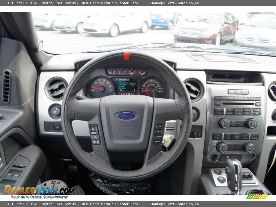 2011 Ford F150 SVT Raptor SuperCrew 4x4 Blue Flame Metallic / Raptor Black Photo #34