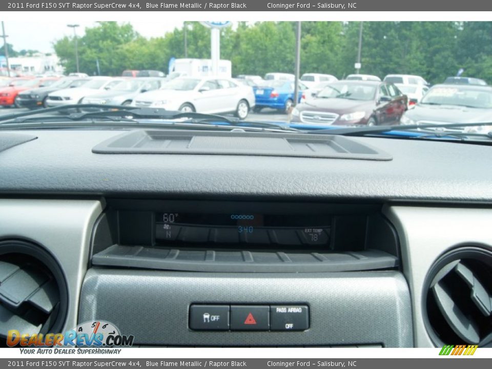 2011 Ford F150 SVT Raptor SuperCrew 4x4 Blue Flame Metallic / Raptor Black Photo #36