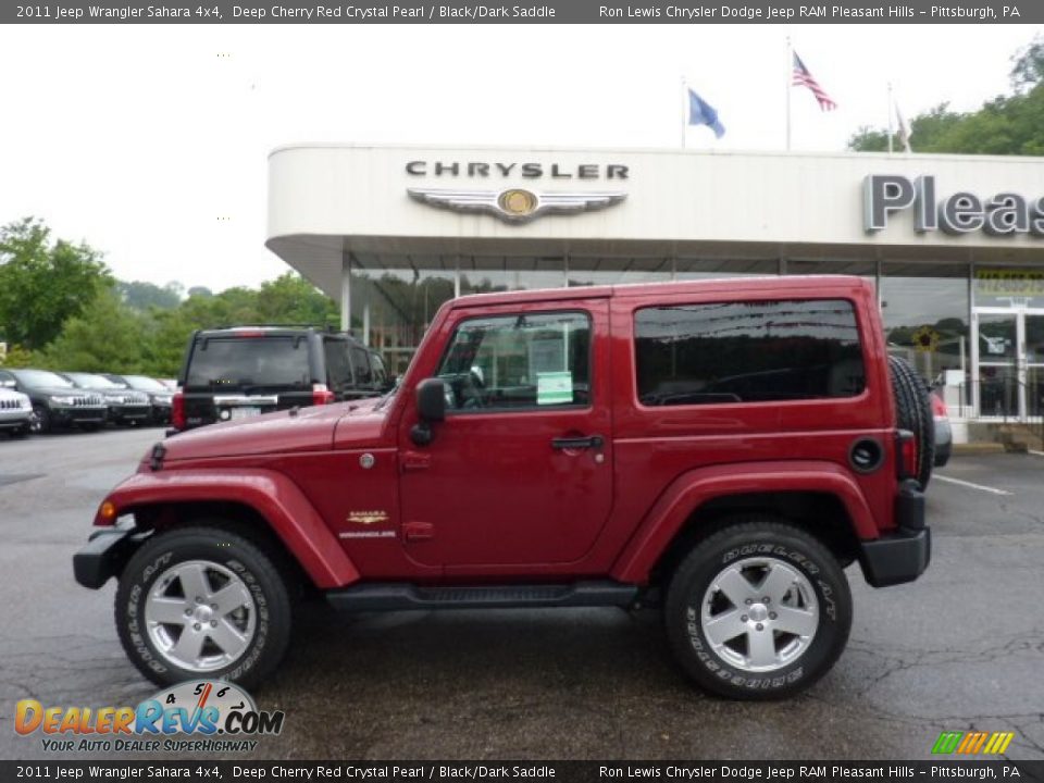 2011 Deep cherry red jeep wrangler #4