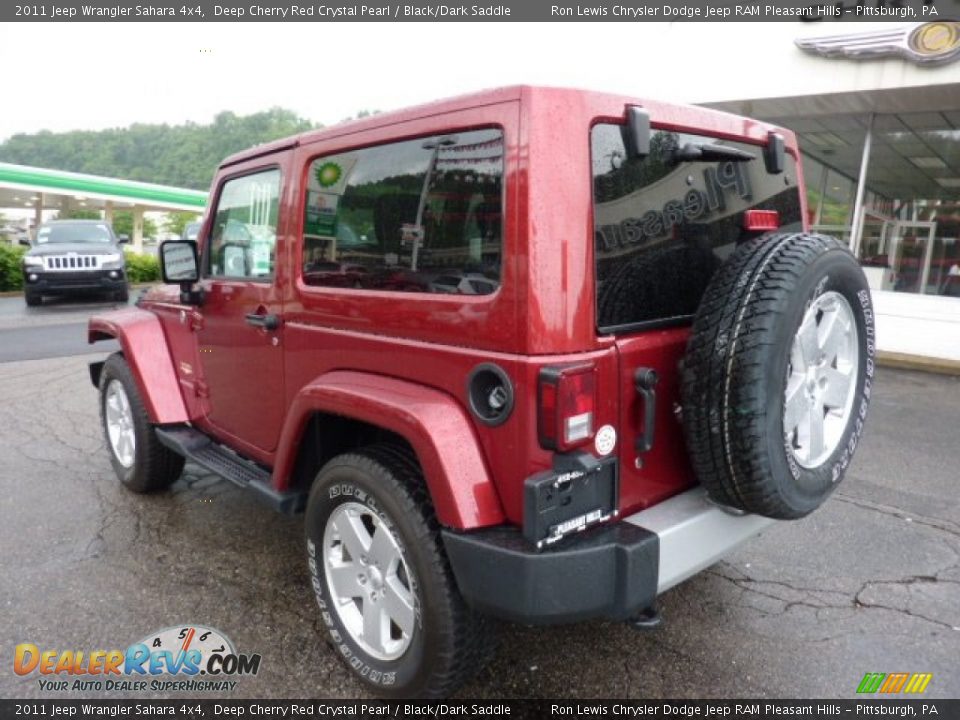 Deep Cherry Red Crystal Pearl 2011 Jeep Wrangler Sahara 4x4 Photo #3