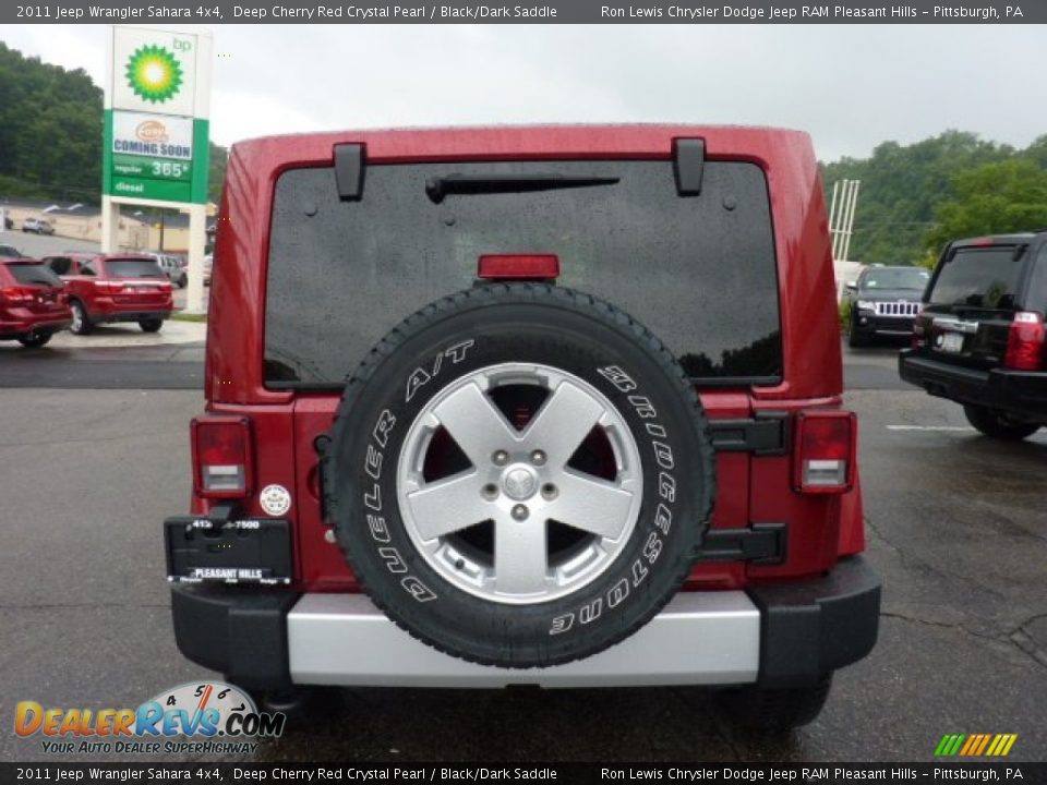 Deep Cherry Red Crystal Pearl 2011 Jeep Wrangler Sahara 4x4 Photo #4