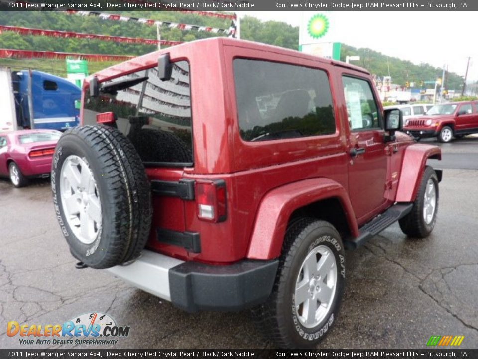 Deep Cherry Red Crystal Pearl 2011 Jeep Wrangler Sahara 4x4 Photo #5