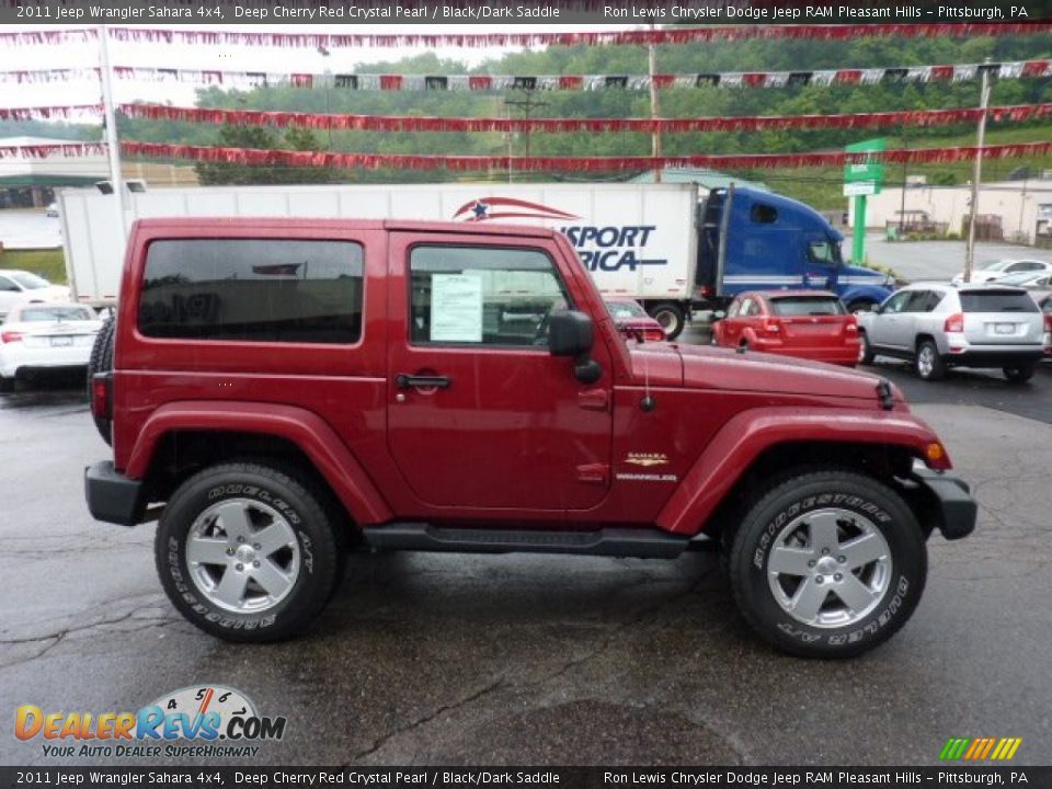 Deep Cherry Red Crystal Pearl 2011 Jeep Wrangler Sahara 4x4 Photo #6