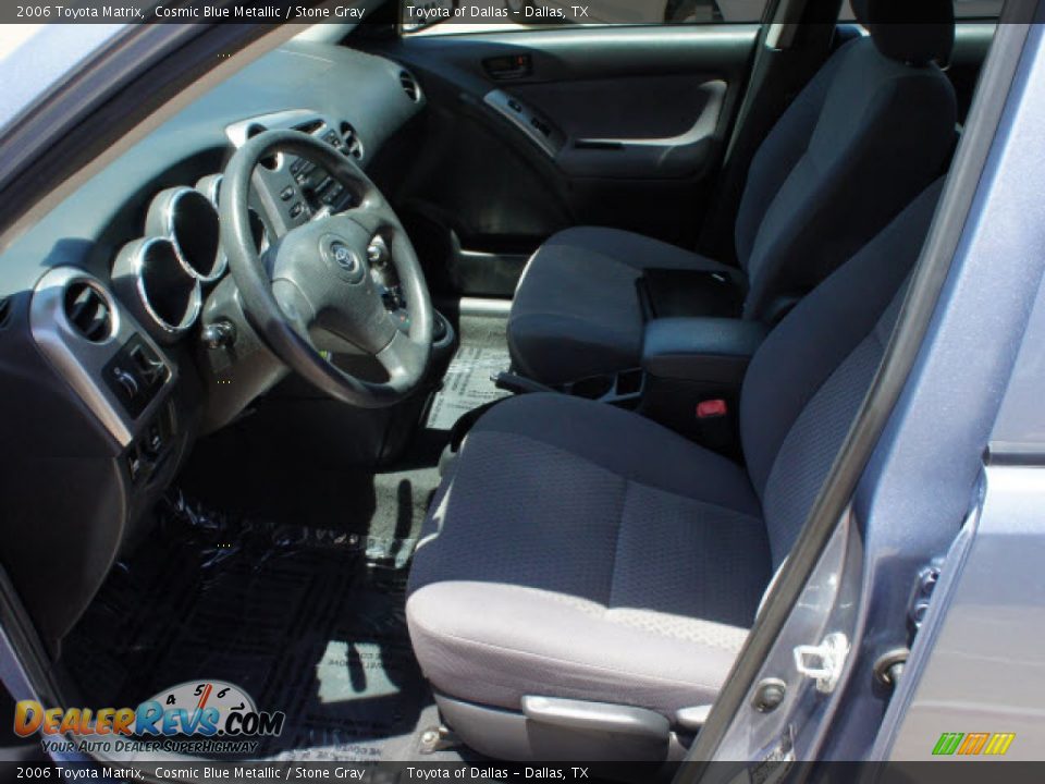 2006 Toyota Matrix Cosmic Blue Metallic / Stone Gray Photo #10