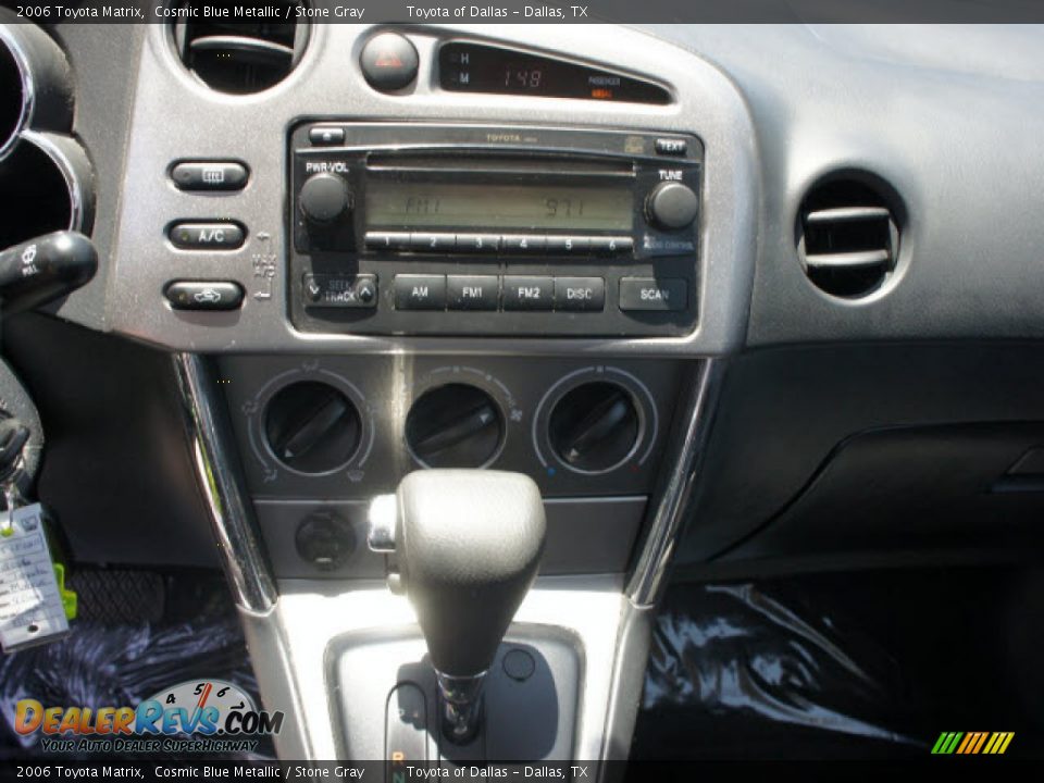 2006 Toyota Matrix Cosmic Blue Metallic / Stone Gray Photo #11
