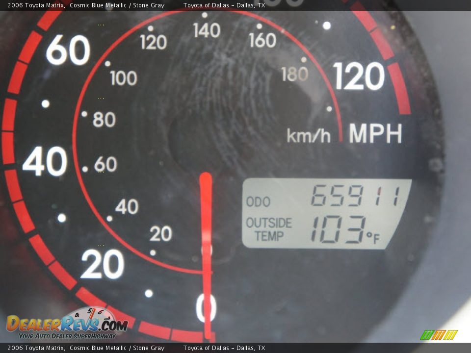 2006 Toyota Matrix Cosmic Blue Metallic / Stone Gray Photo #13