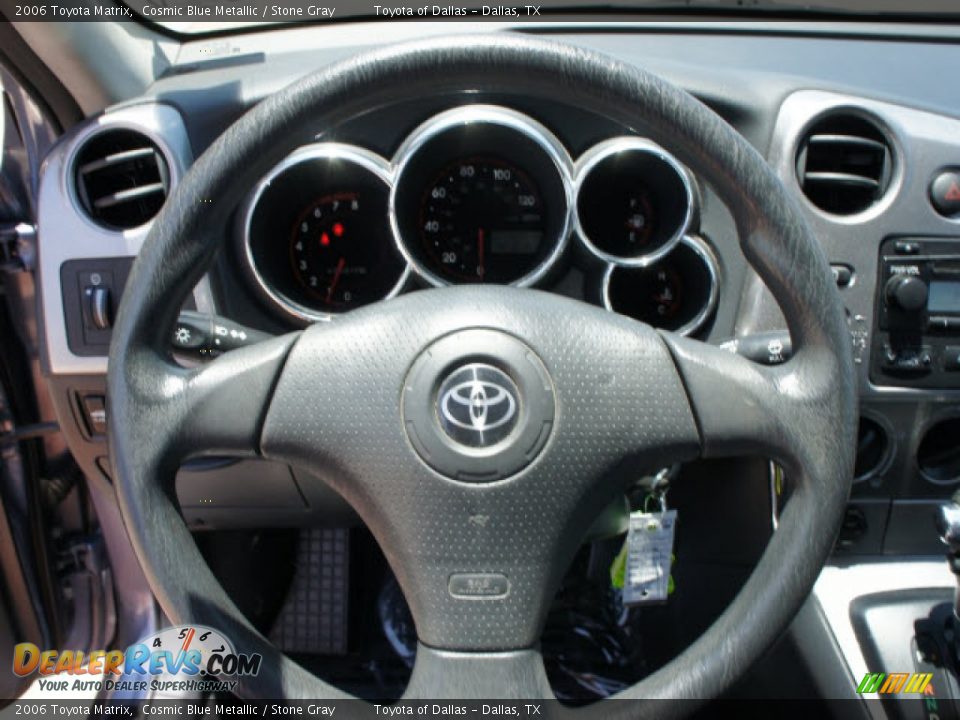 2006 Toyota Matrix Cosmic Blue Metallic / Stone Gray Photo #14