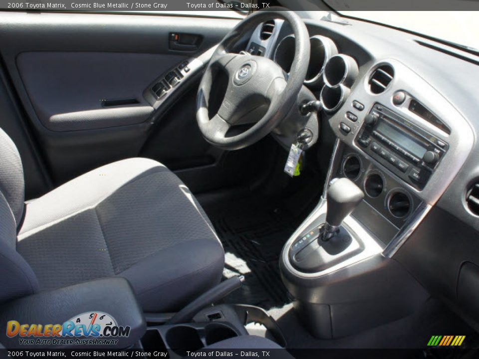 2006 Toyota Matrix Cosmic Blue Metallic / Stone Gray Photo #19