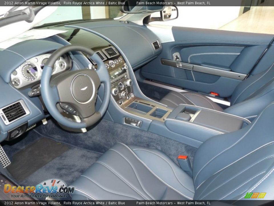 Baltic Blue Interior - 2012 Aston Martin Virage Volante Photo #17