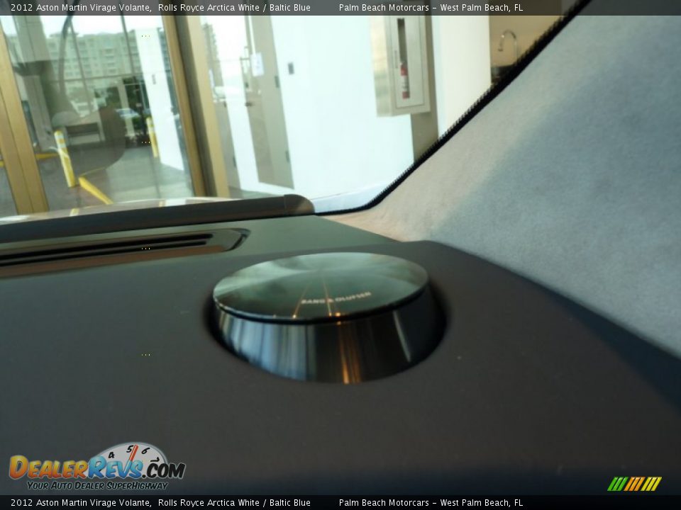 2012 Aston Martin Virage Volante Rolls Royce Arctica White / Baltic Blue Photo #31