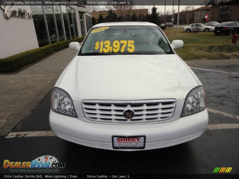 2004 Cadillac DeVille DHS White Lightning / Shale Photo #2