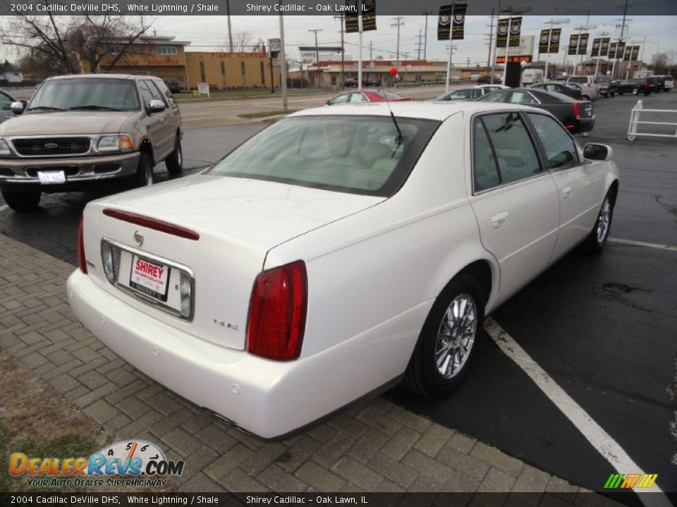 2004 Cadillac DeVille DHS White Lightning / Shale Photo #4