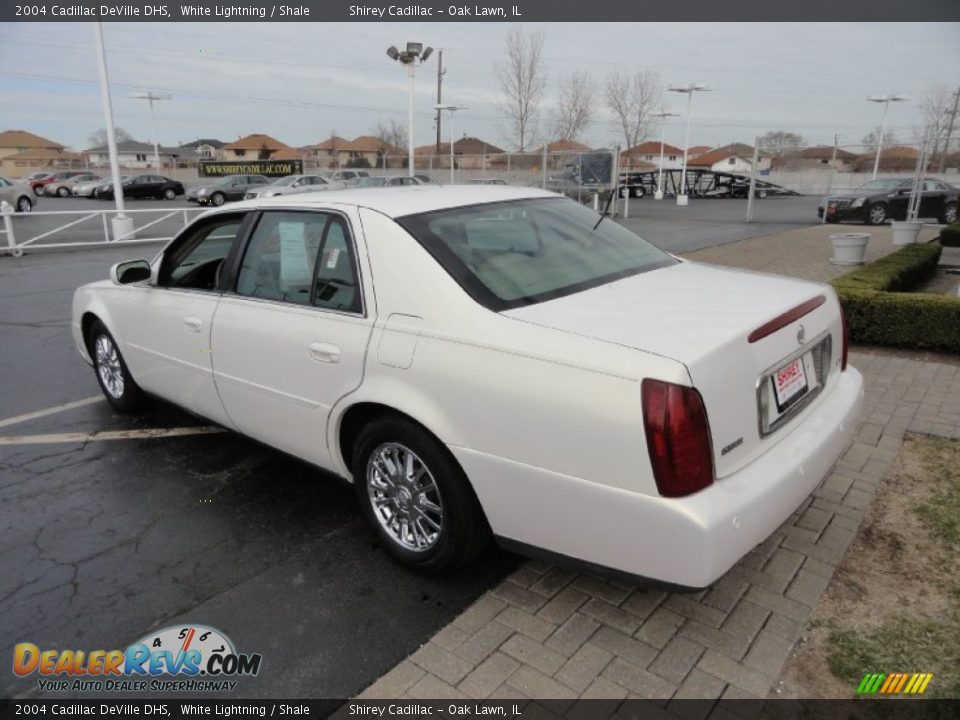 2004 Cadillac DeVille DHS White Lightning / Shale Photo #6