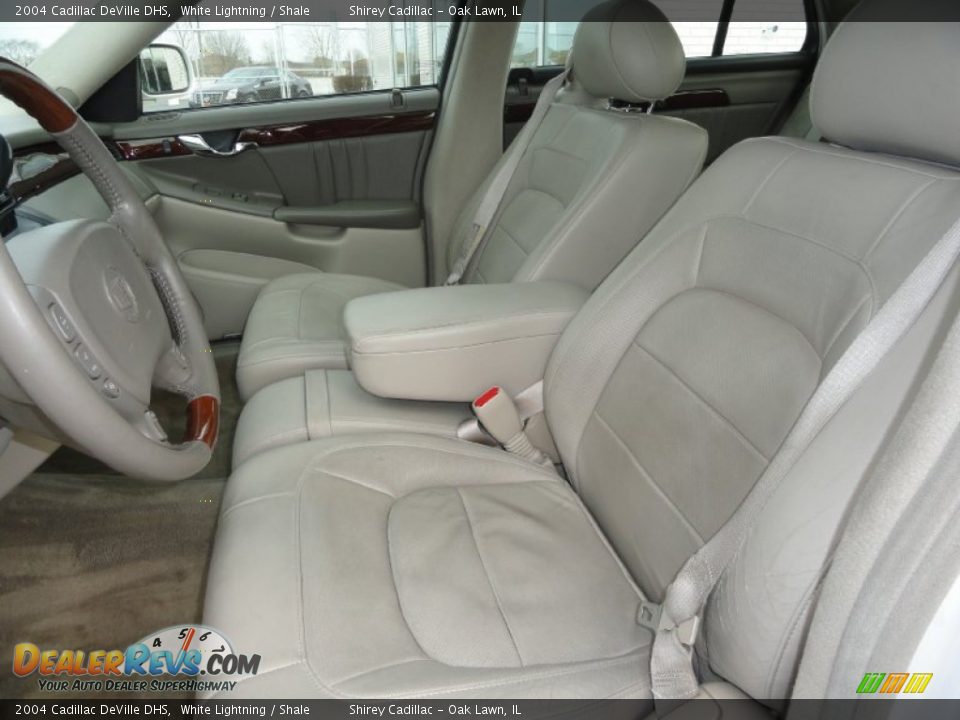 2004 Cadillac DeVille DHS White Lightning / Shale Photo #11