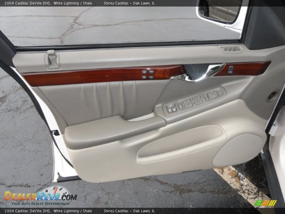 2004 Cadillac DeVille DHS White Lightning / Shale Photo #14