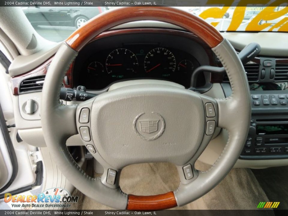 2004 Cadillac DeVille DHS White Lightning / Shale Photo #17