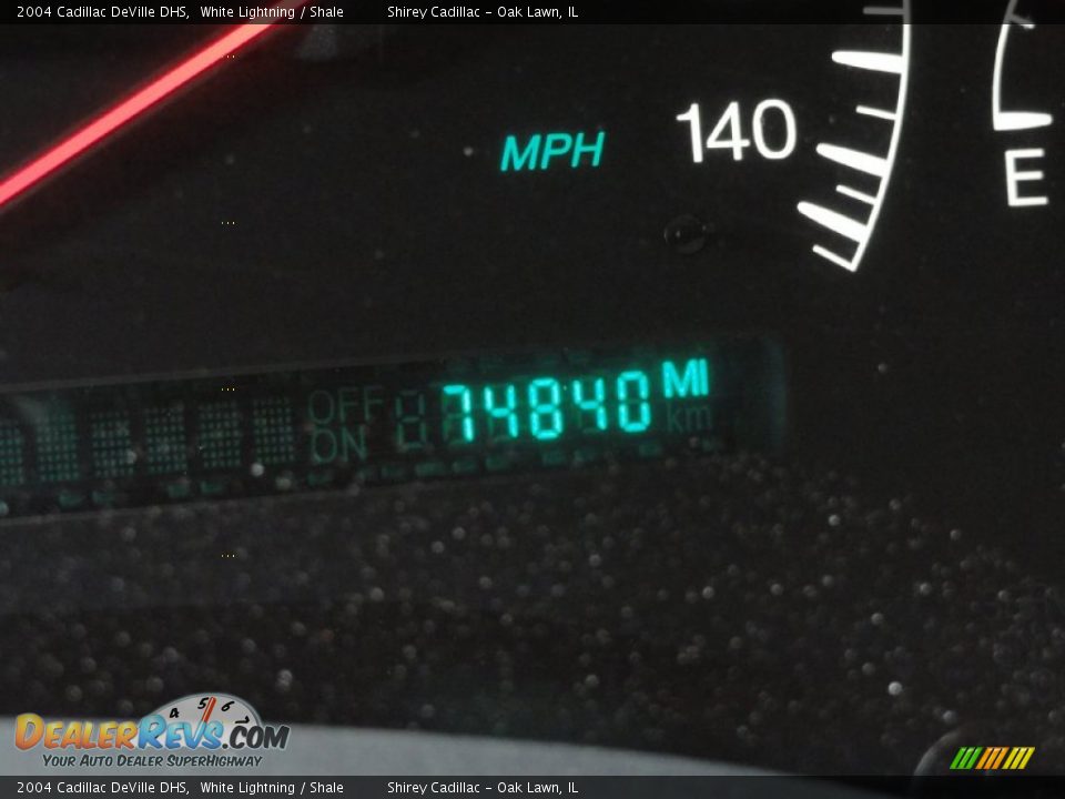 2004 Cadillac DeVille DHS White Lightning / Shale Photo #20