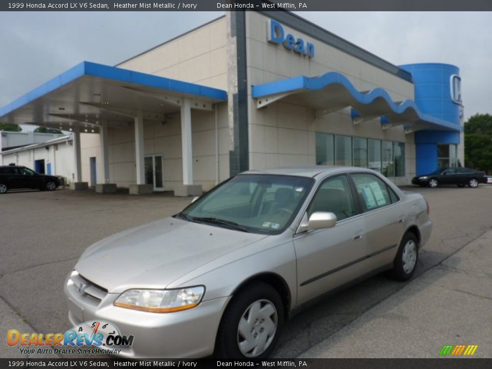 1999 Honda Accord LX V6 Sedan Heather Mist Metallic / Ivory Photo #1