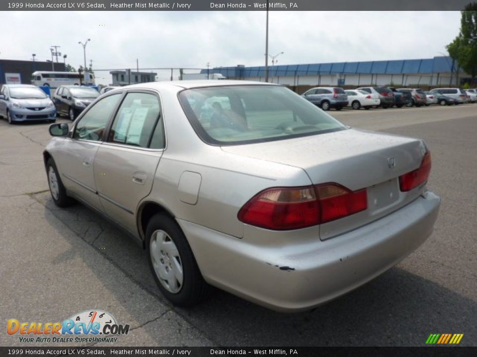 1999 Honda Accord LX V6 Sedan Heather Mist Metallic / Ivory Photo #2