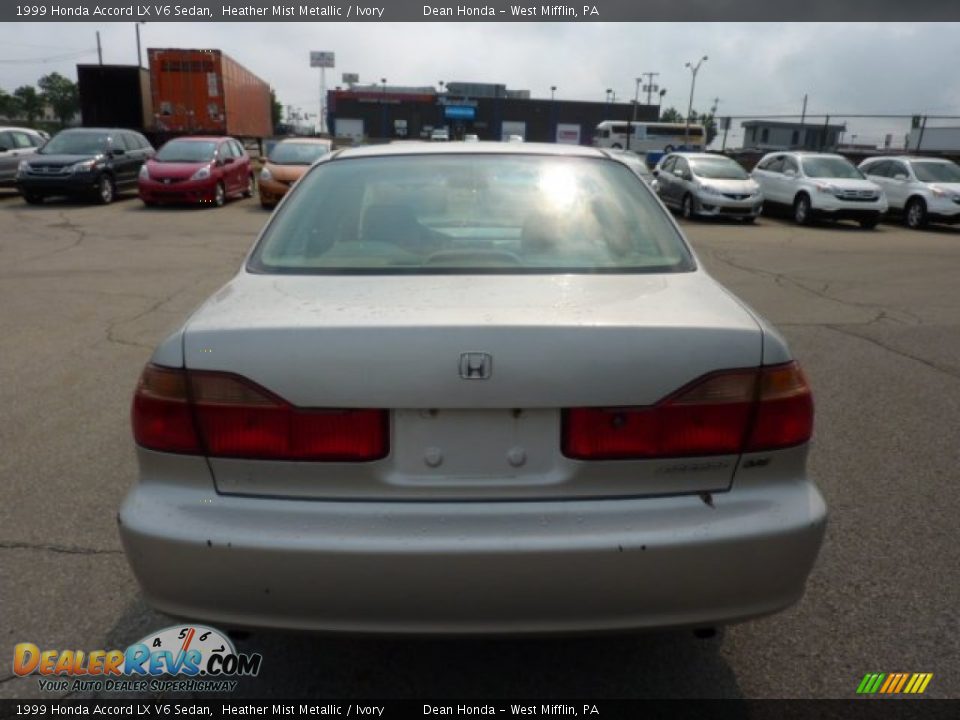 1999 Honda Accord LX V6 Sedan Heather Mist Metallic / Ivory Photo #3