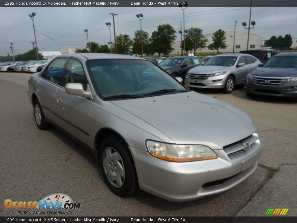 1999 Honda Accord LX V6 Sedan Heather Mist Metallic / Ivory Photo #5