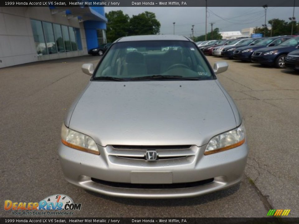 1999 Honda Accord LX V6 Sedan Heather Mist Metallic / Ivory Photo #6