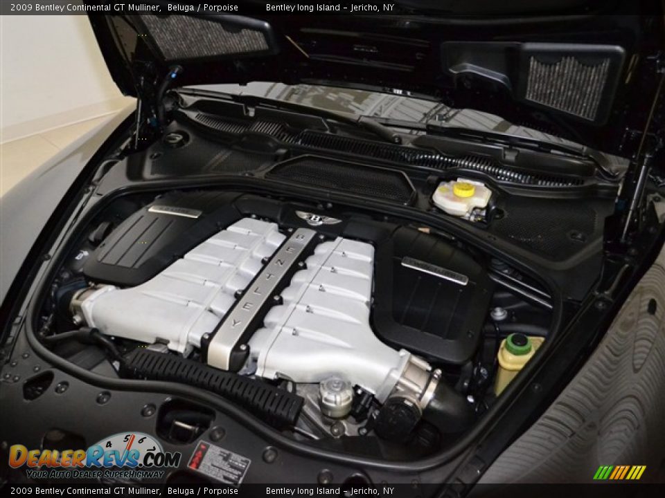 2009 Bentley Continental GT Mulliner 6.0L Twin-Turbocharged DOHC 48V VVT W12 Engine Photo #20