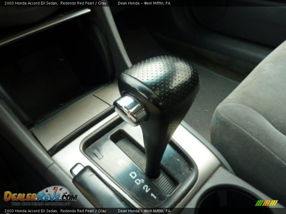 2003 Honda Accord EX Sedan Redondo Red Pearl / Gray Photo #12