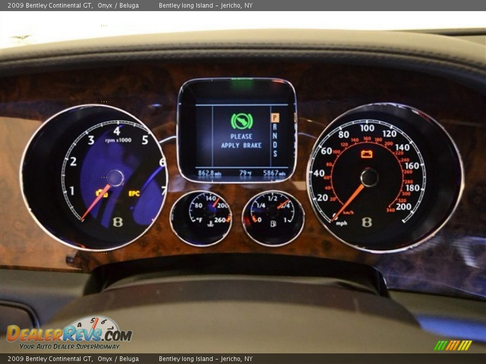 2009 Bentley Continental GT  Gauges Photo #11